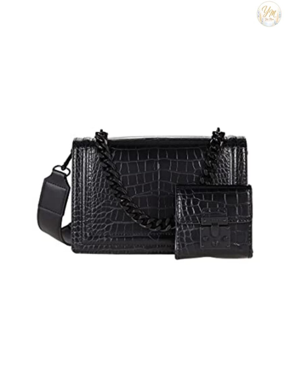ALDO Women's Qiemar Crossbody Bag - Faux Leather, 2 Compartments, Adjustable